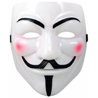 Anonymous / Vendetta / Guy Fawkes-maske Størrelse 19 x 21 cm - Large